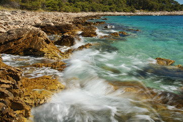cyan blue sea