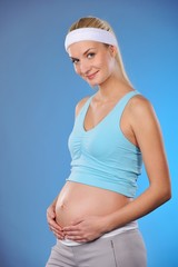 Beautiful pregnant woman