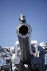 Main cannon on US Navy Submarine (Shallow Depth of field)