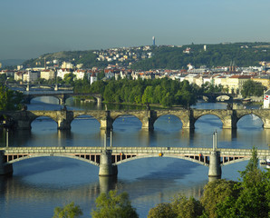 Obraz premium bridges, Prague, Czech Republic