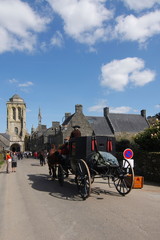 calesse a Locronan, Bretagna