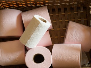 Rouleaux de papier toilette