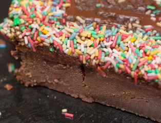 Frische Schokoladenbrownie