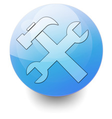 Fototapeta premium Shiny Orb Button 