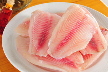 Fish fillet.