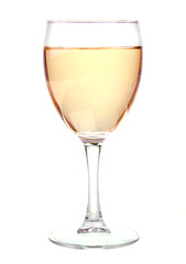 White wine in a wine glass