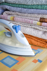 Iron and towels