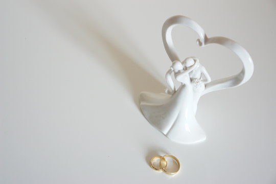 tortenfigur & ringe
