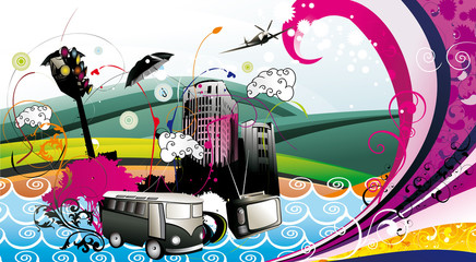 Urban vector composition © chispas