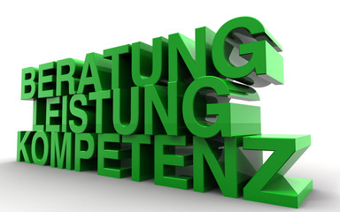 Beratung, Leistung, Kompetenz