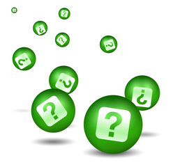 Question icon - green