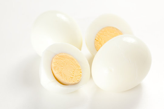 boiled egg isolated