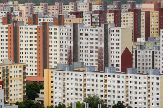 Blocks of flats, Petrzalka, Bratislava, Slovakia