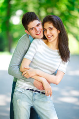 Young Couple in the park