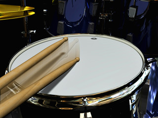 Fototapeta na wymiar drumming
