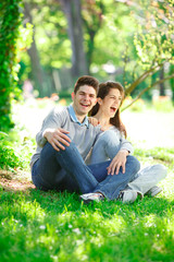 Young Couple in the park