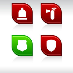 Safety icons.