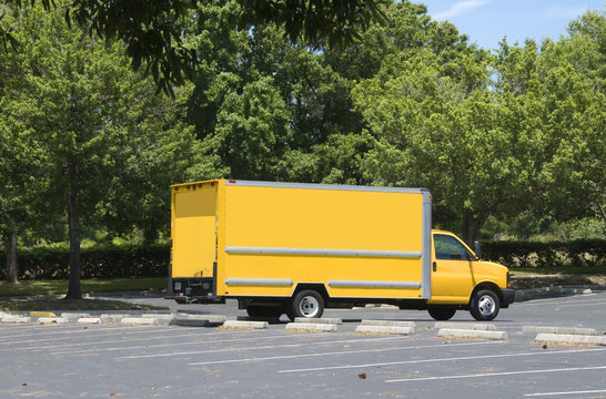 Yellow Box Truck