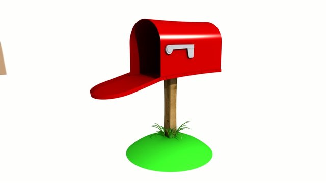 3d mailbox animation