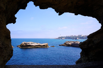 biarritz la roche percée