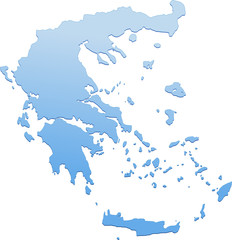 Carte de la Grèce (détouré)