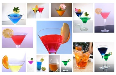 Cocktails Collage