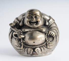 Buddha statue isolated on white background