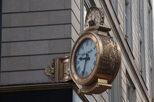 Reloj dorado en Chicago