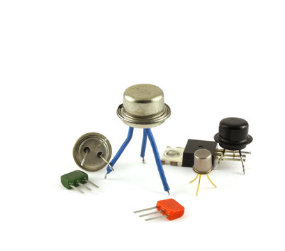 Electronic components - transistors