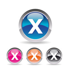 Obraz premium Picto lettre X