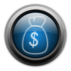 Dark and Glowing Button 