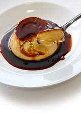 Caramel custard,Custard pudding,Flan