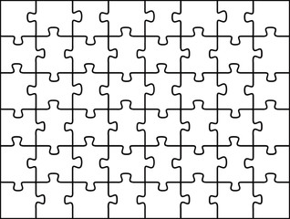 Puzzle vector background