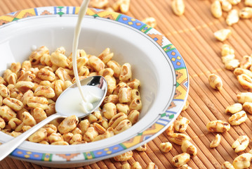 Cornflakes mit Milch