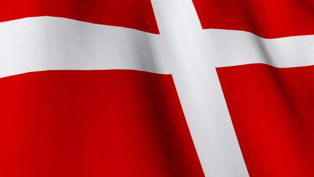 Animation of the Denmark flag