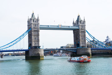 Fototapeta na wymiar London Bridge over Thames River, London - United Kingdom