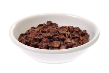 bowl from chocolate corn flakes