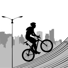 bike and city