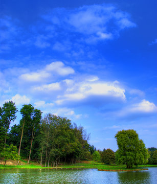 Tranquillity by a lake