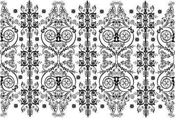 patterned strip designe isolated on white