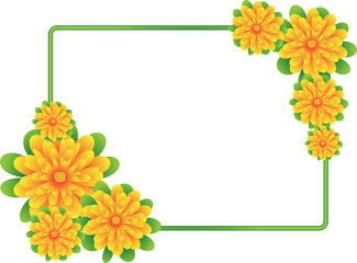 Obraz premium Floral frame