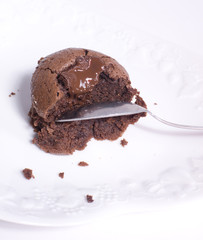 part de moelleux au chocolat