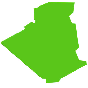 Carte Alg&eacute;rie