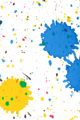 Ink splashes