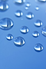 water drops.