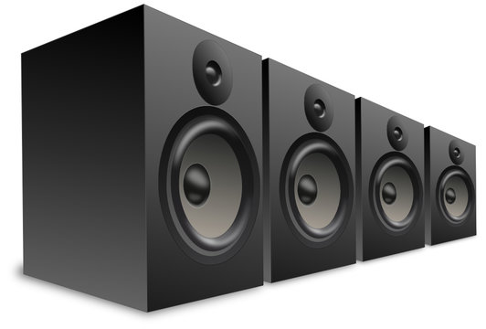 Caisson audio Hi-Fi x4