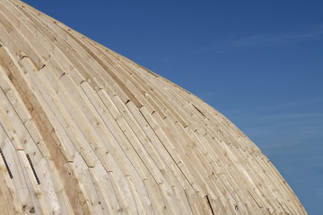 Holzschalung f&uuml;r Br&uuml;ckenbau