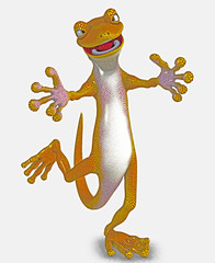 tanzender gecko