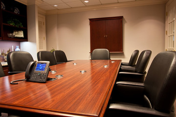 Business Phone on Conference Table