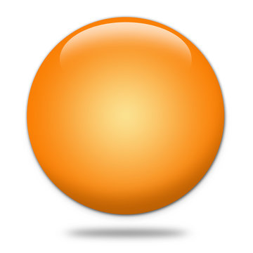 kugel 3d orange
